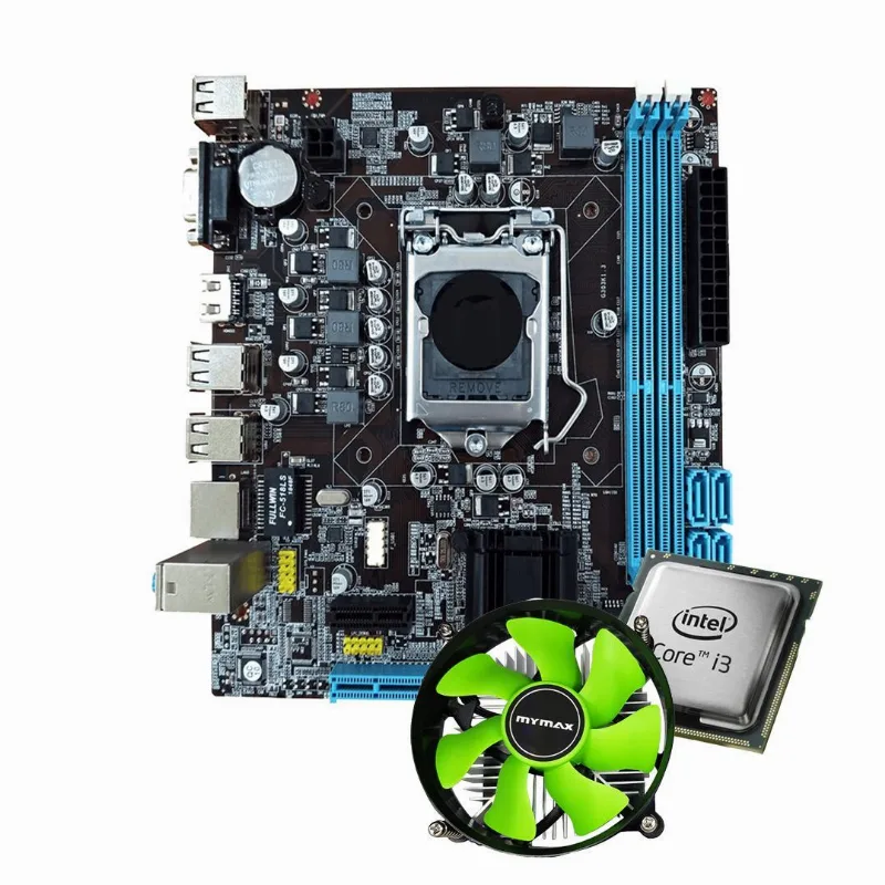 Kit Processador I3 Placa Mãe E Cooler