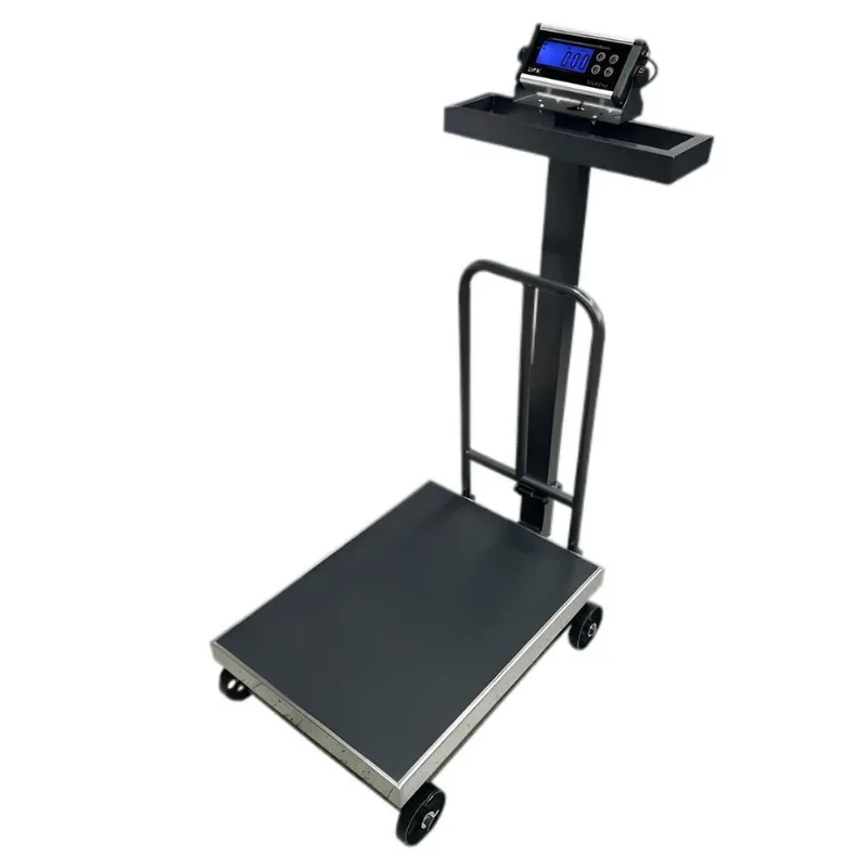 Balança Digital Industrial 300kg Com Bateria E Rodas - Upx
