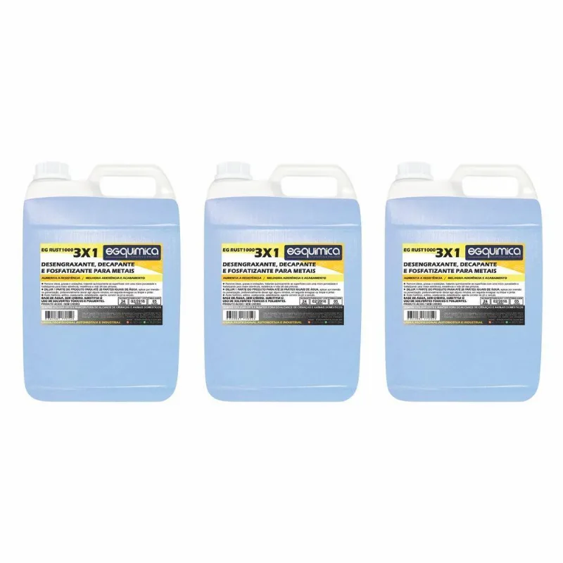 3 Em 1 Desengraxante Decapante E Fosfatizante Rust1000 15lt