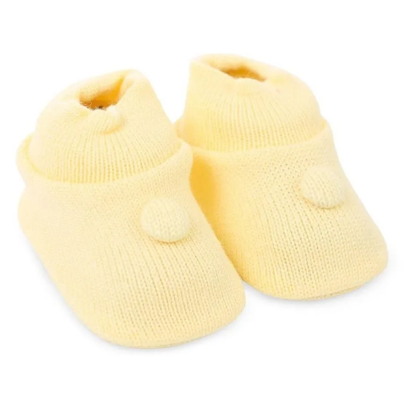 Sapatinho Infantil RN Fio De Amor Amarelo (MP)