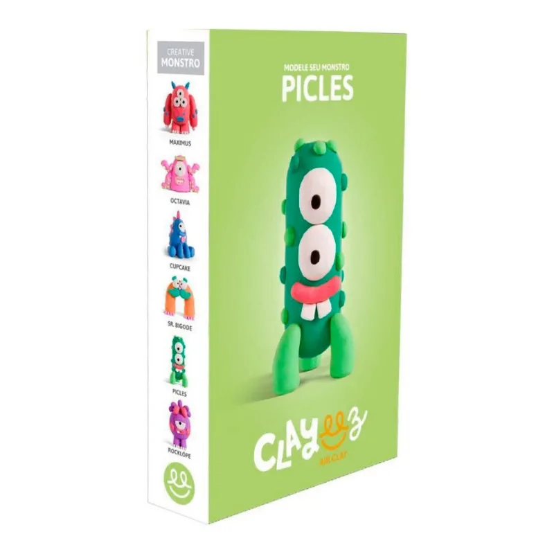 Massinha Air Clay - Creative Monstro Picles Picles