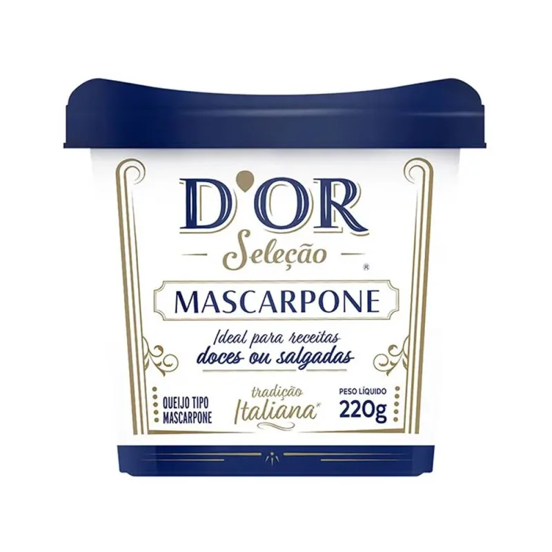 Queijo Mascarpone dor 220g - DOR - Frios E Laticinios
