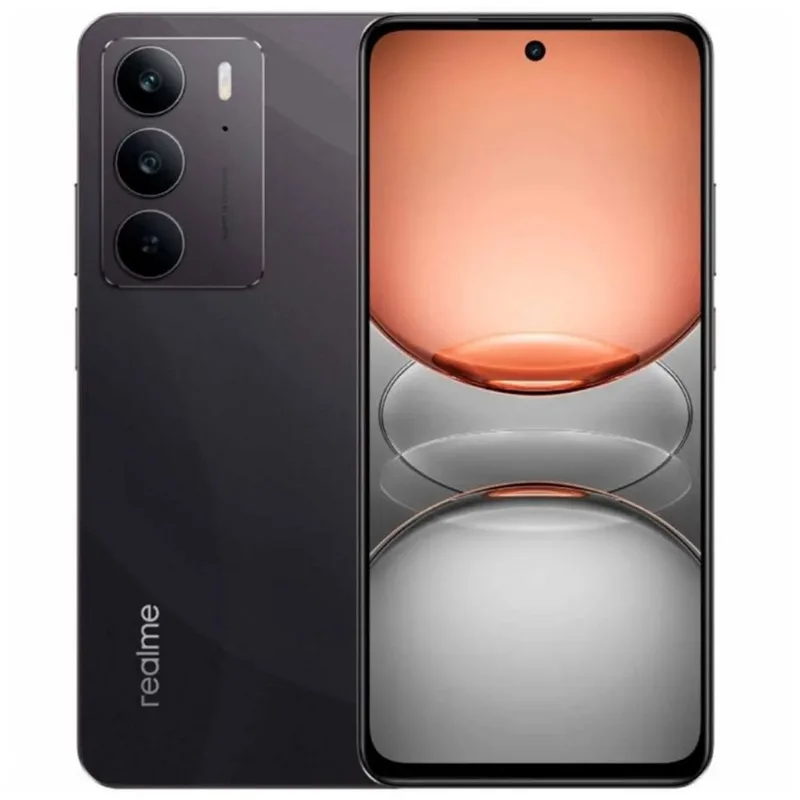 Smartphone Realme C75 4G 8GB RAM 256GB Preto Storm Black Tela 6,72" 90Hz Câmera 50MP Bateria 5828mAh