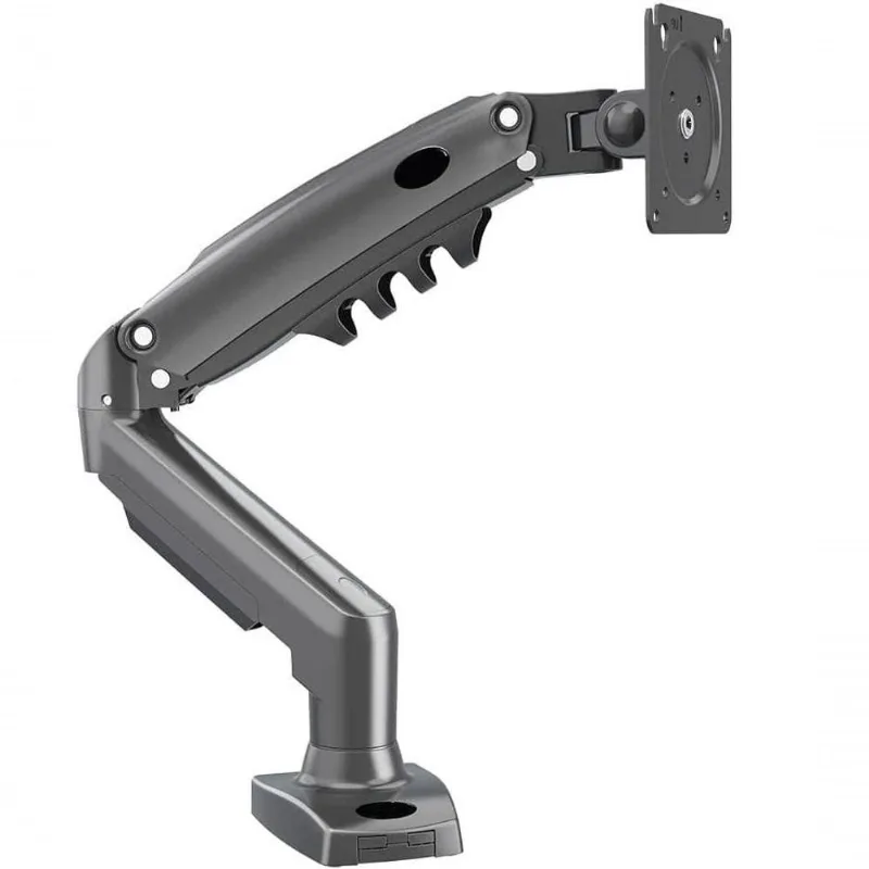 Suporte Monitor De 17 A 30 Ergonômico Articulado Para Mesa Com Pistão A Gás