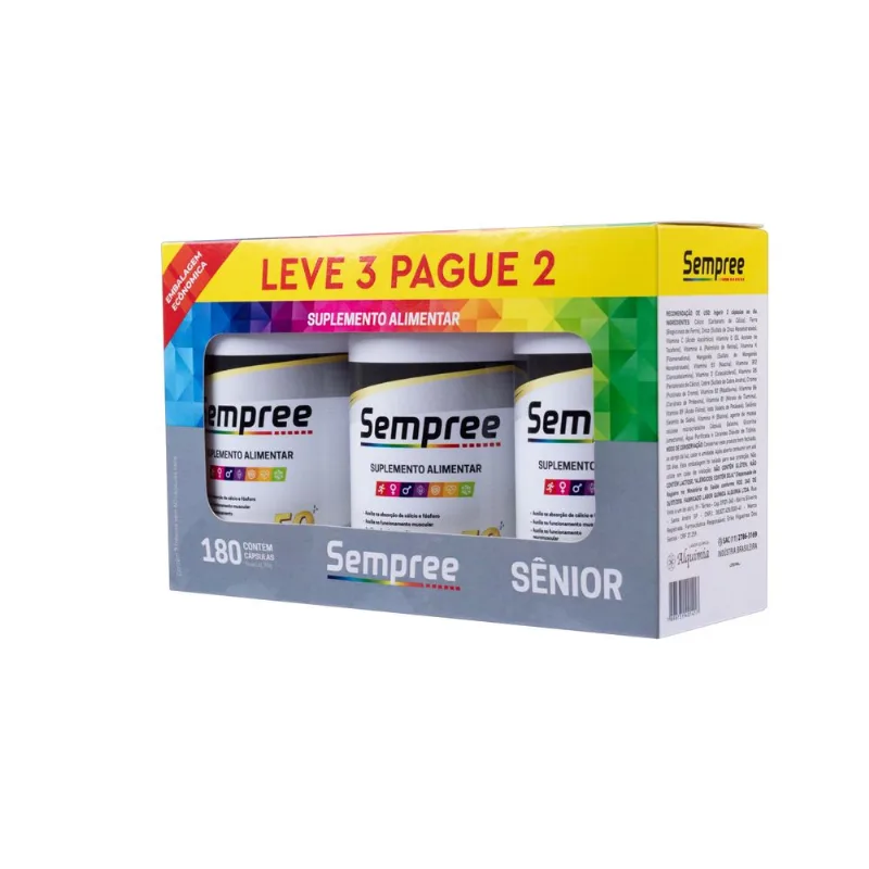 Sempree Sênior Kit 180 cápsulas