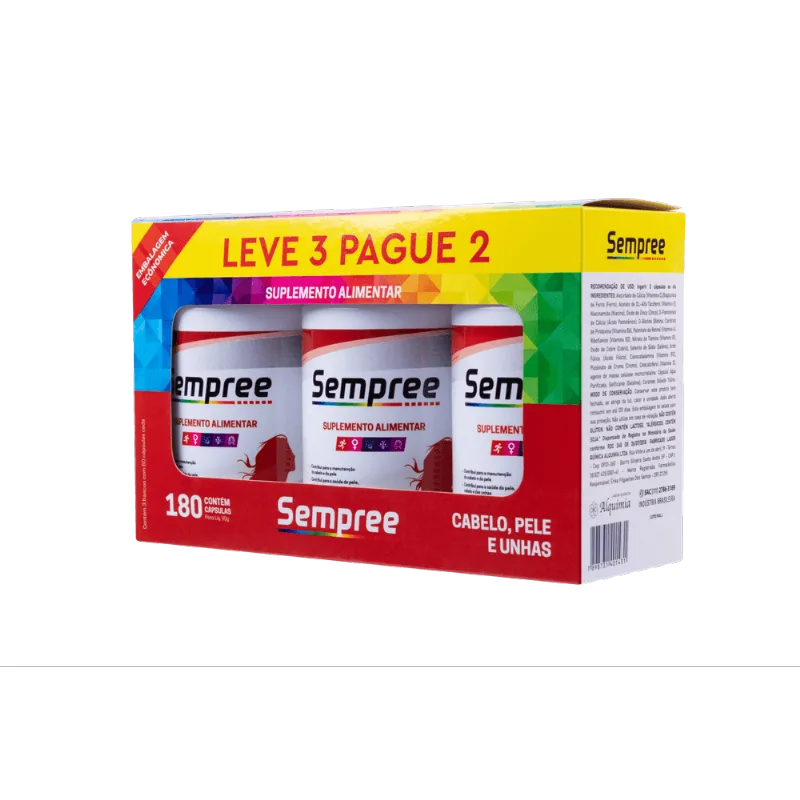 Sempree Hair (CPU) Kit 180 cápsulas