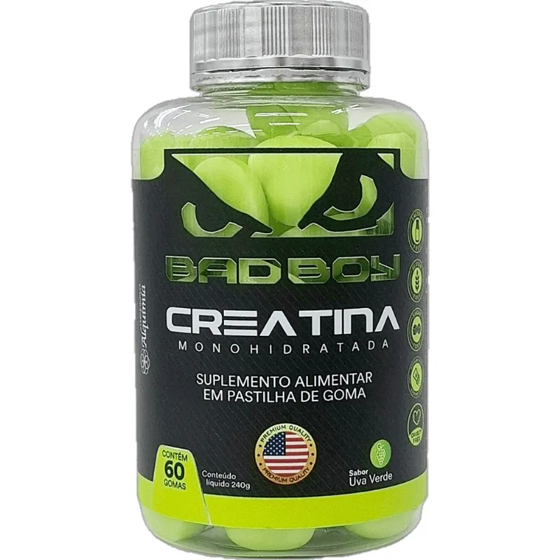 Badboy Creatina Gummy Uva Verde c/ 60