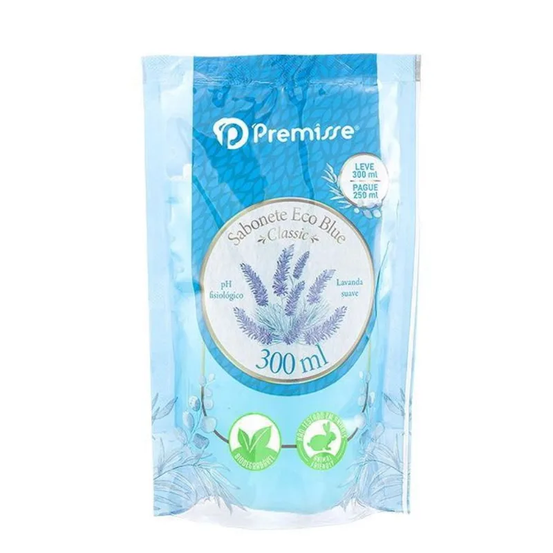 Sabonete Premisse Eco Blue 300Ml Refil