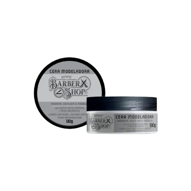 Cera Modeladora Softfix Barber Shop 130g