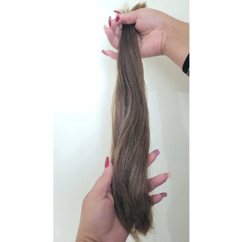 Cabelo Para Bebê Reborn - Fibra Beautex Castanho Claro Nº08 Com 30g