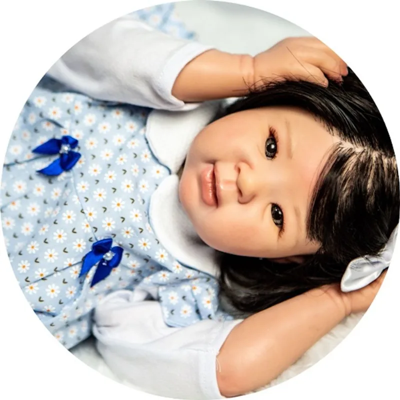 Bebe Reborn Menina Japinha Realista Muito Linda