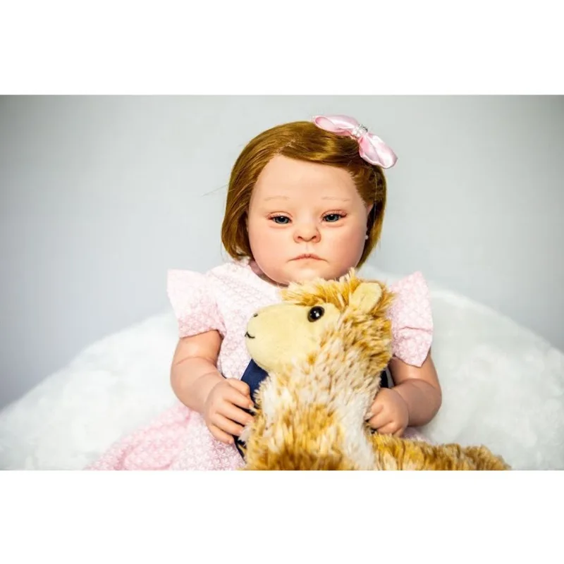 Boneca Bebe Reborn Menina Realista + Enxoval Completo