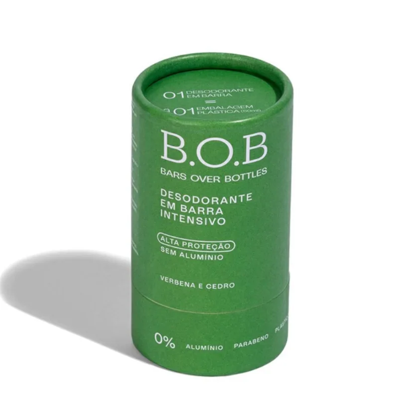 Desodorante em Barra B.O.B Intensivo Verbena e Cedro 50g