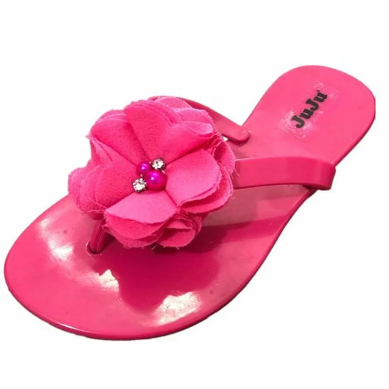 Chinelo Juvenil Flor Pérola Meninas Juju