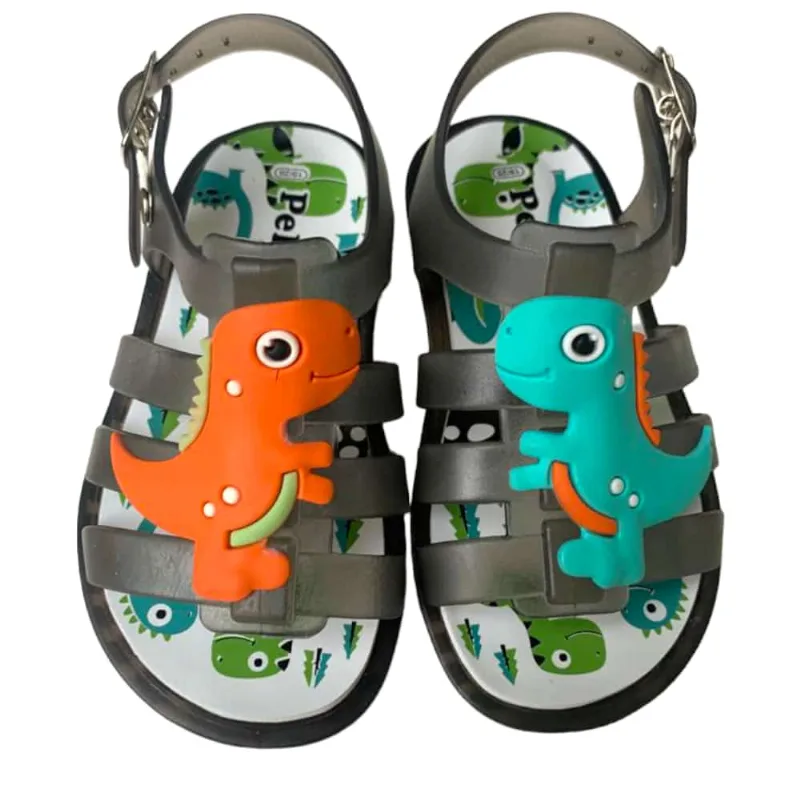 Sandália Papete Infantil Meninos Bebê Dino