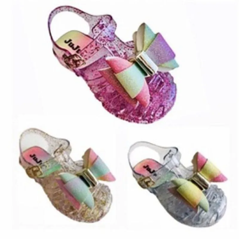 Kit 3 Pares Sandália Infantil Feminina Bebê Com Laço Tie Dye Juju