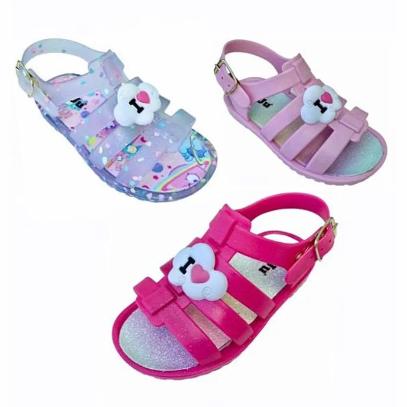 Kit 3 Pares Sandália Papete Infantil Juju Nuvem