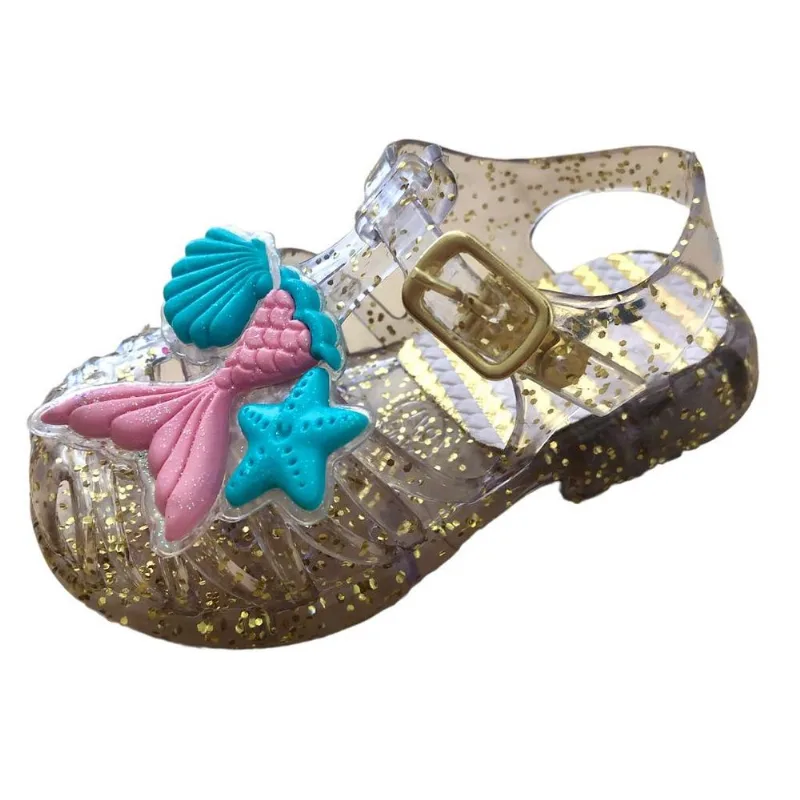 Sandália Infantil Feminino Bebê Meninas Sereia Juju