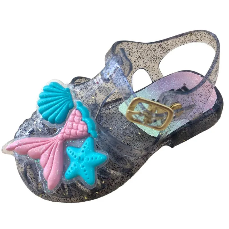 Sandália Infantil Feminino Bebê Meninas Sereia Juju