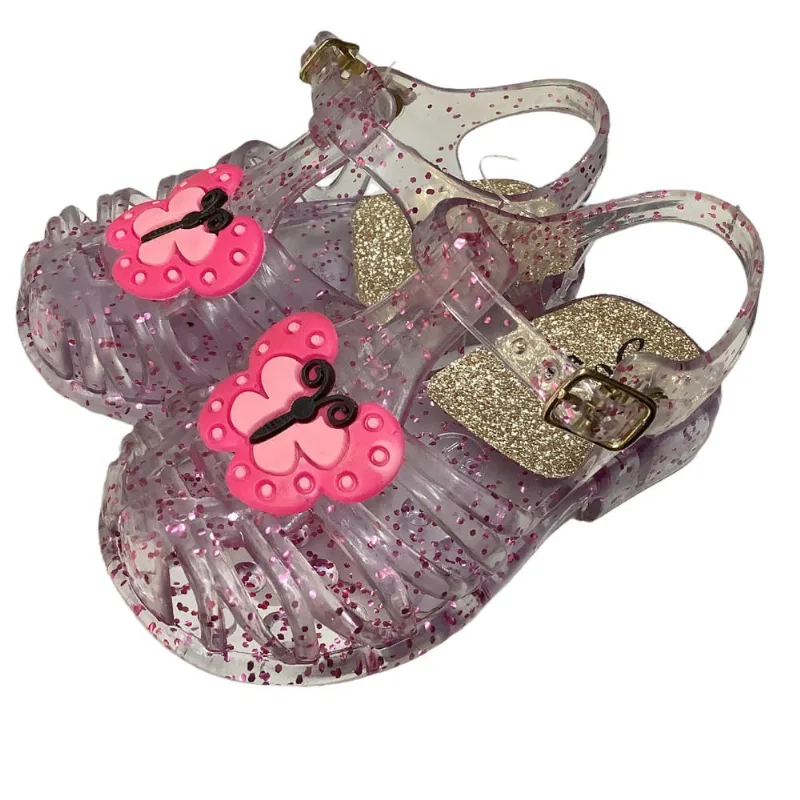 Sandália Infantil Baby Feminino Borboleta Juju