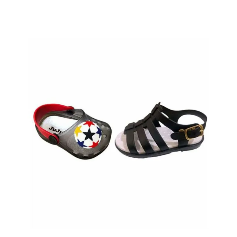 Kit 2 Pares Babuche Infantil Bola E Papete Infantil Lisa Meninos Juju