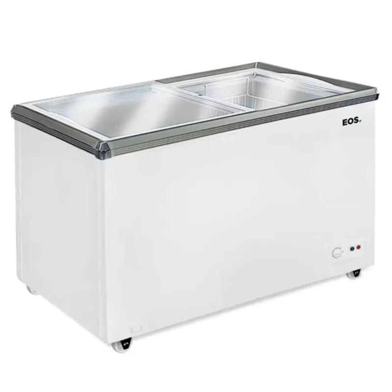 Freezer Expositor Horizontal Eos Eco Gelo 320l Eeh400xx Branco