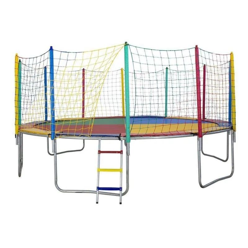 Cama Elástica Pula Pula 4,27m 6 Pés Lona Colorida PapiBrink - Não Disponível - Brinquedos