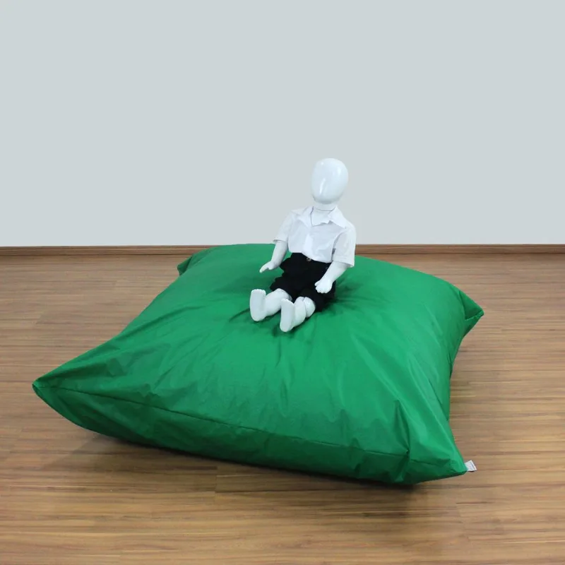 Almofadão Espumado Infantil Gigante 1m40 x 15cm escolha a cor Verde escuro