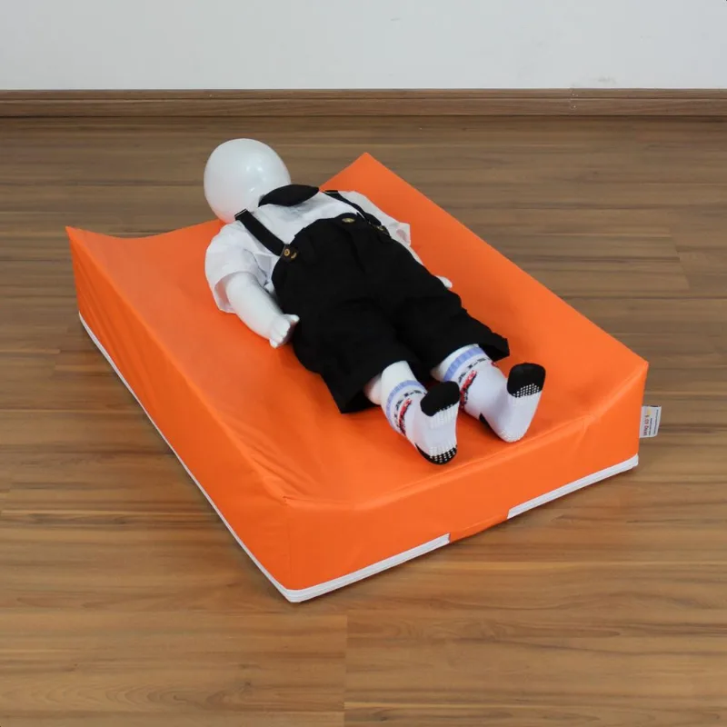 Trocador e Berço Portátil com Abas Luxo 70cm x 50cm x 15cm escolha a cor Laranja