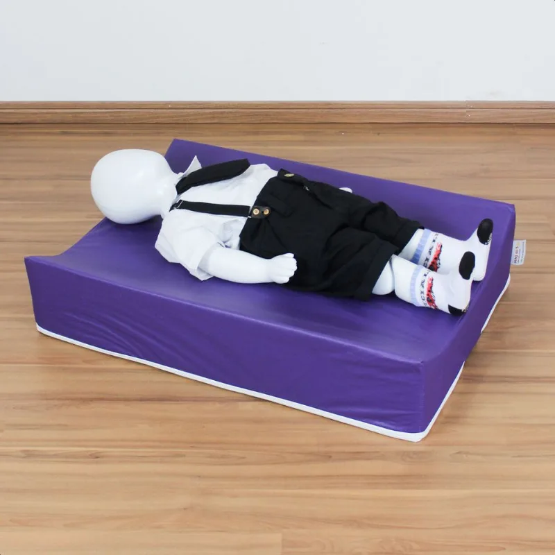 Trocador e Berço Portátil com Abas Luxo 70cm x 50cm x 15cm escolha a cor Roxo