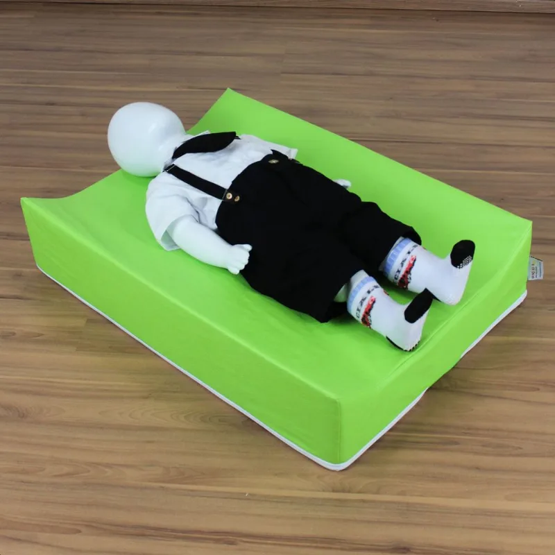 Trocador e Berço Portátil com Abas Luxo 70cm x 50cm x 15cm escolha a cor Verde