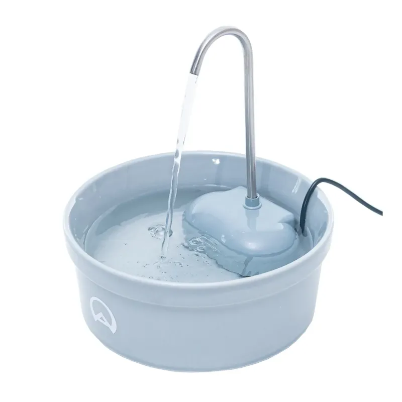 Fonte Bebedouro e Purificador Aqua Porcelain Amicus Bivolt Cinza - Amicus