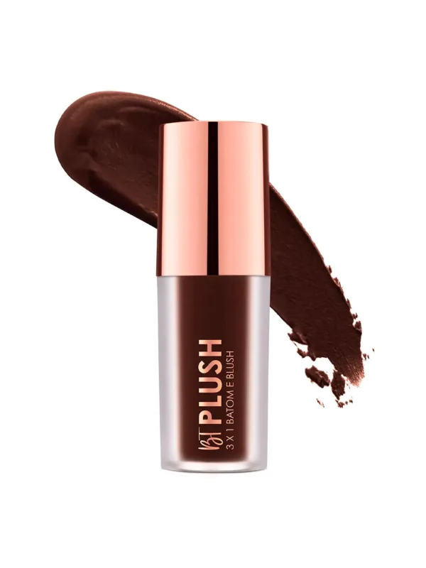 Bruna Tavares Plush 3x1 Batom Blush e Sombra Coffee - Bruna Tavares - Maquiagem