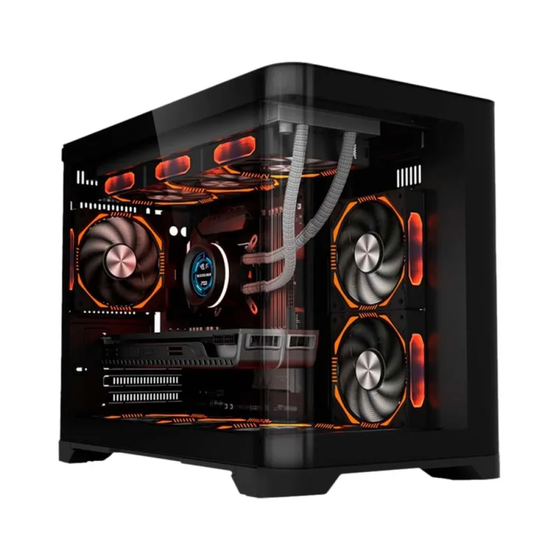 Gabinete Gamer Madness Preto LC-CB3X2-MADNESS-2072 Liketec sem fan - Liketec - Informática