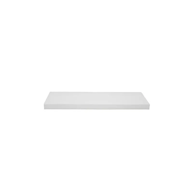 Prateleira MDF sem Suporte Invisível Zizal Prateleira MDF Branco com Suporte Invisível 100x30x1,5cm