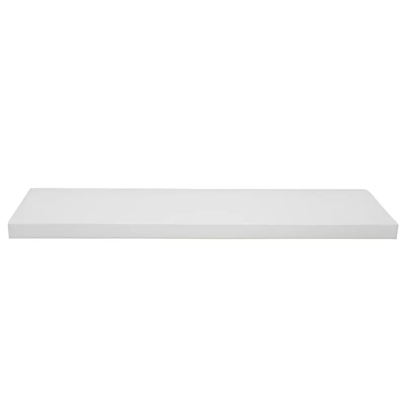 Prateleira MDF sem Suporte Invisível Zizal Prateleira MDF Branco com Suporte Invisível 120x30x1,5cm