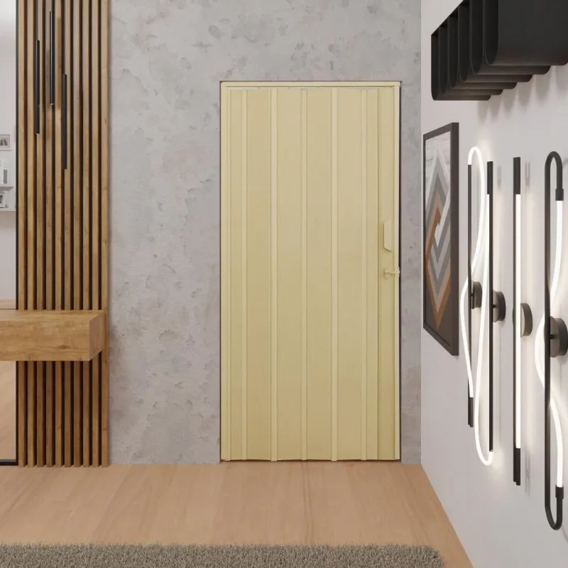 Porta Sanfonada De Pvc 135x210cm Bariri - Tk
