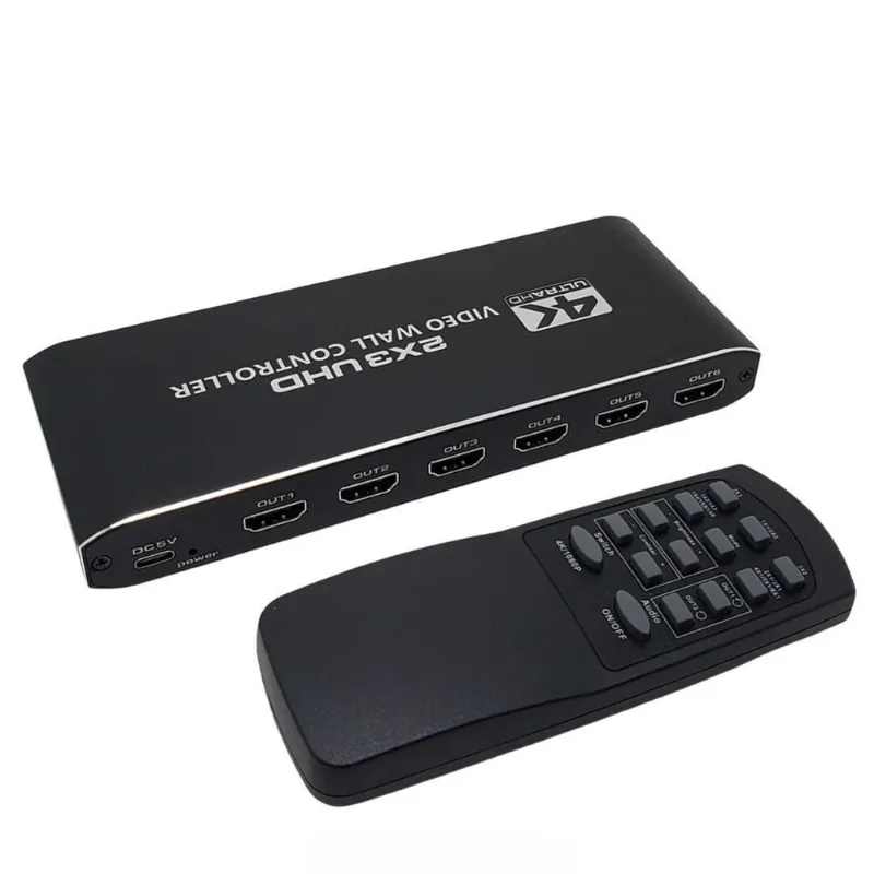 Videowall Splitter hdmi dvi 2x3 6 Telas 4k - hi-prime