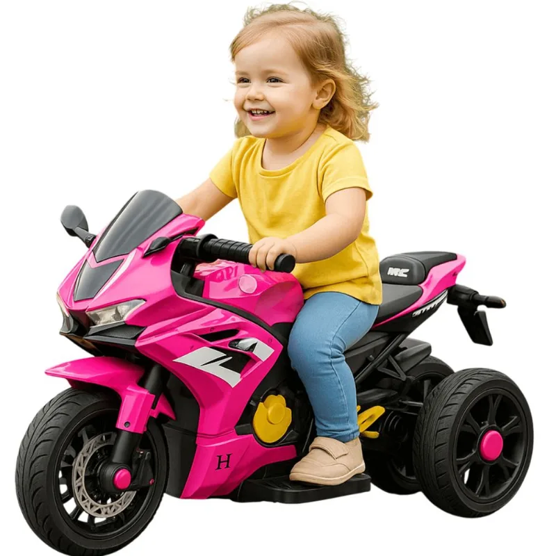 Moto Elétrica Bang Toys Honda CBR Edge Titan Rosa 12V