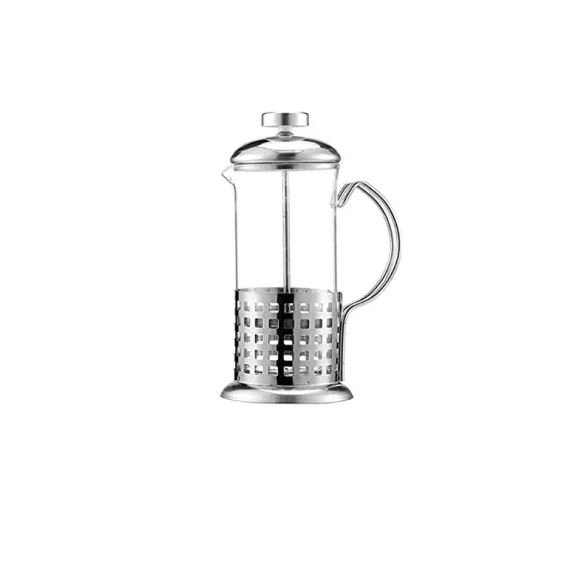 Cafeteira Prensa Francesa Por Pressão Cremeira Inox E Vidro - Não Disponível - Utilidades Domesticas