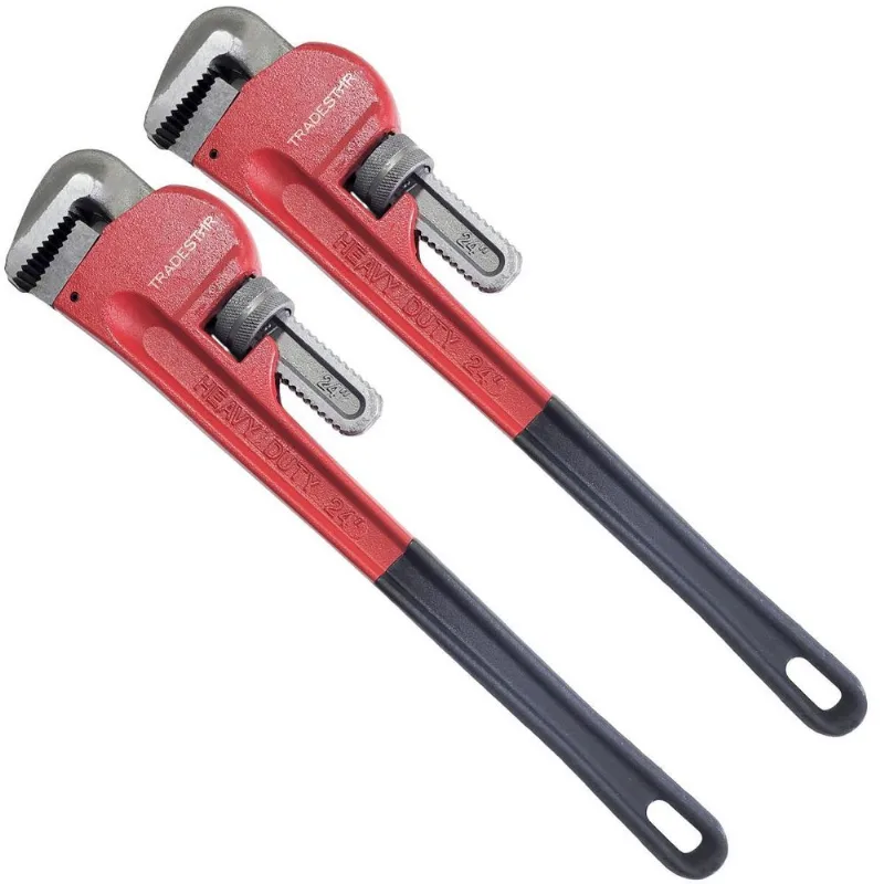 Kit 2 Chave Grifo Tipo Americano Mordentes Aço 24 Pol 600mm