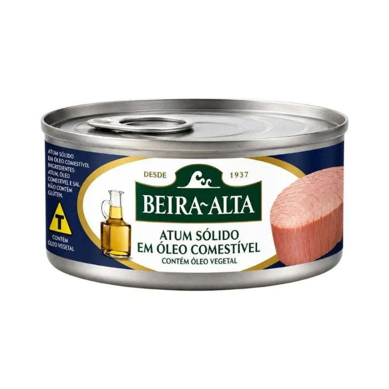 Atum Sólido em Óleo Beira Alta Lata 160g