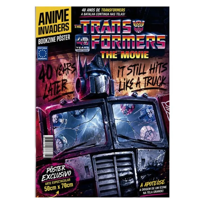 TRANSFORMERS: THE MOVIE - SUPERPÔSTER ANIME INVADERS