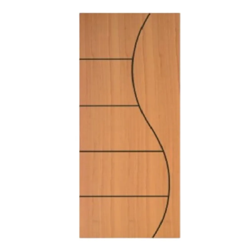 Folha de Porta Colmeia Frisada HDF Angelim CT01 Ana Clara Folha de Porta Frisada Colméia Angelim HDF CT01 210x62cm
