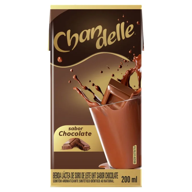 Bebida Láctea UHT Chocolate Chandelle 200ml - Chandelle