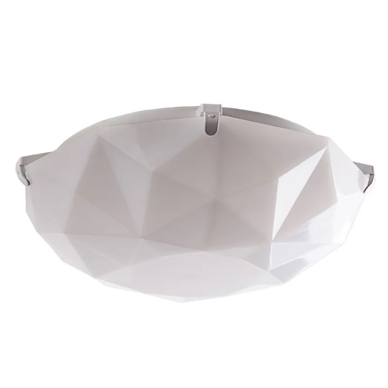 Plafon Flowers Pp E27 20w Branco Para 2 Lâmpadas Viena Luz