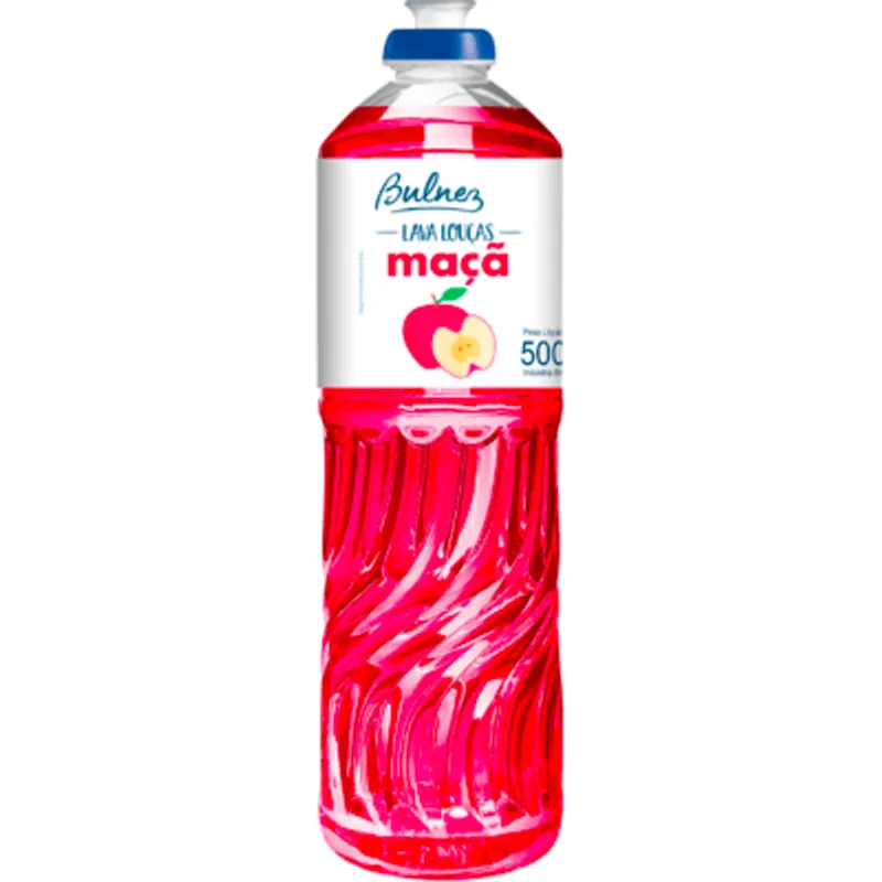 Detergente Líquido Bulnez Maçã 500ml