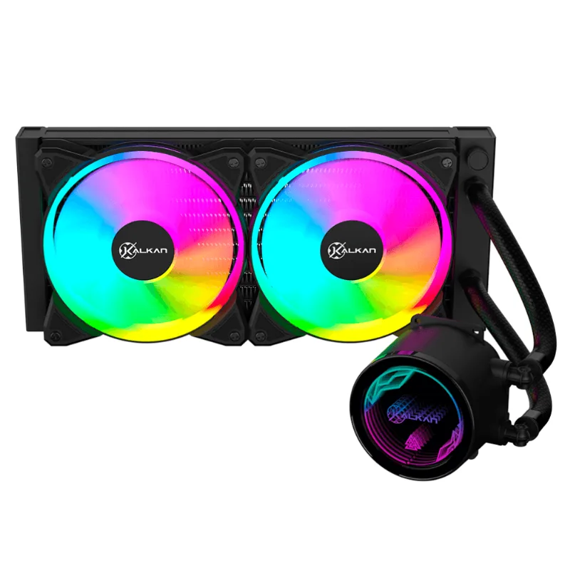 Water Cooler Kalkan Iota V2 240 Rgb 240mm Tdp 250w - Klk00068