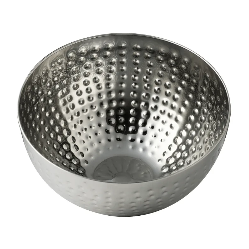 Tigela Salada Texturizada Aço Inox 24cm Tiklar