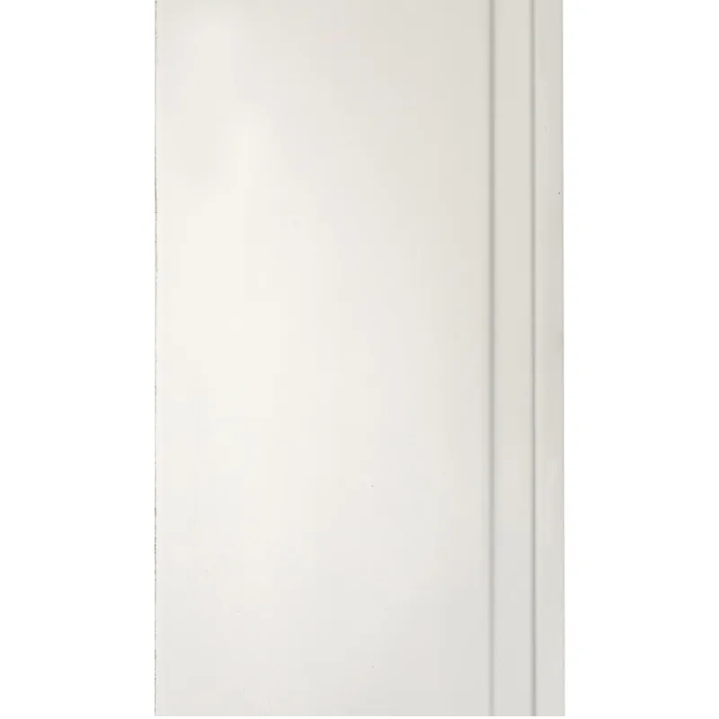 Rodapé Com Frizo Rebaixo Traseiro Central Branco 15x1.5cmx2.4m Tiklar